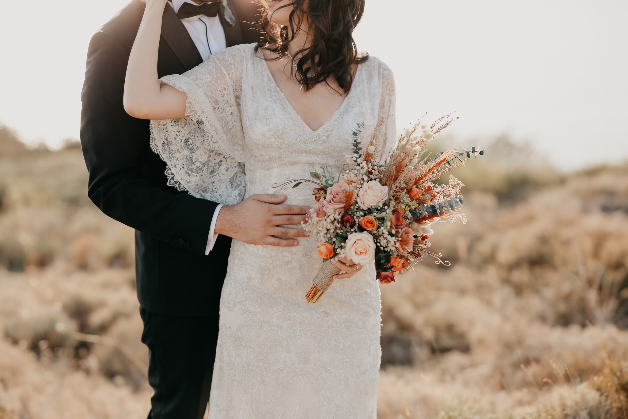 Rustic wedding bouquet